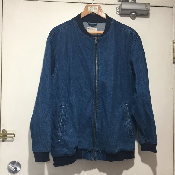 OSOS DENIM BOMBER TALL JACKETS SIZE 6 - Picture 11 of 12
